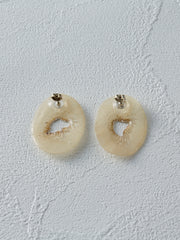 Washi and Silver Thread Earrings 010