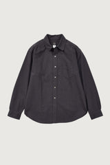 Rounder Shirt Cotton Suede Gray