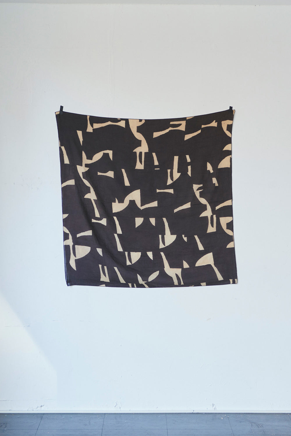 Abstract Black Scarf