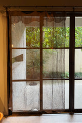 Naturally Dyed Linen Gauze Hanging 02
