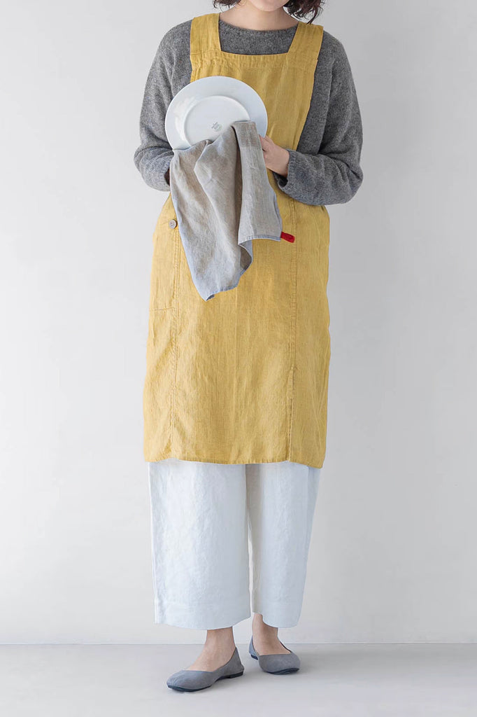 Anita Apron,  Antique Yellow