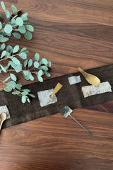 Kakishibu Dyed Patched Table Mat