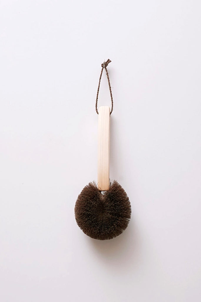 TAKAWA Body Brush with Long Cypress Handle