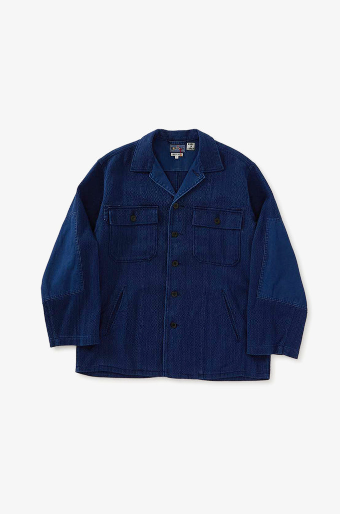 Woven KASEZOME SASHIKO Utility Shirt