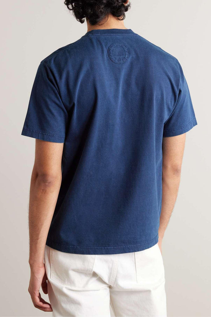 Organic Cotton Indigo Slub T Shirt