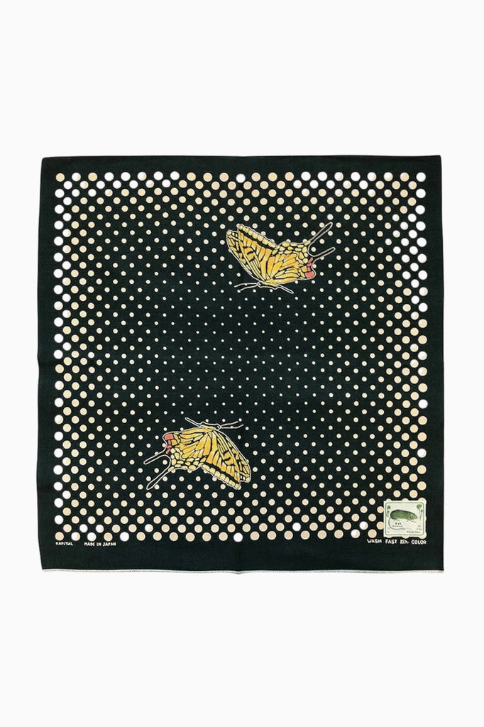 Fastcolor Selvedge Bandana Coco Swallowtail