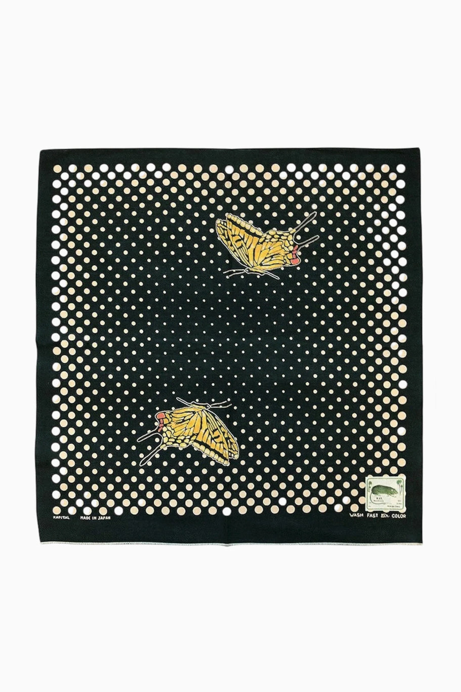 Fastcolor Selvedge Bandana Coco Swallowtail