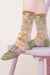 Antique Flower Socks