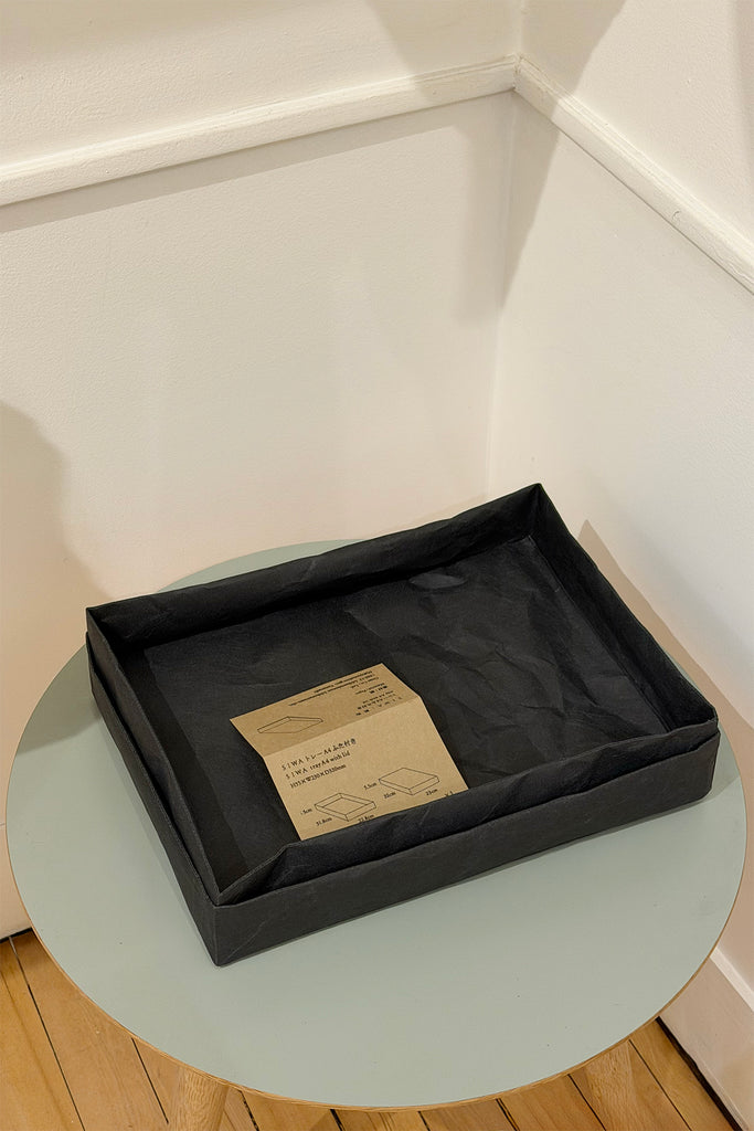 A4 Box with Lid Black