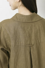 Linen Shirt Brown