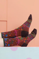 Antique Flower Socks