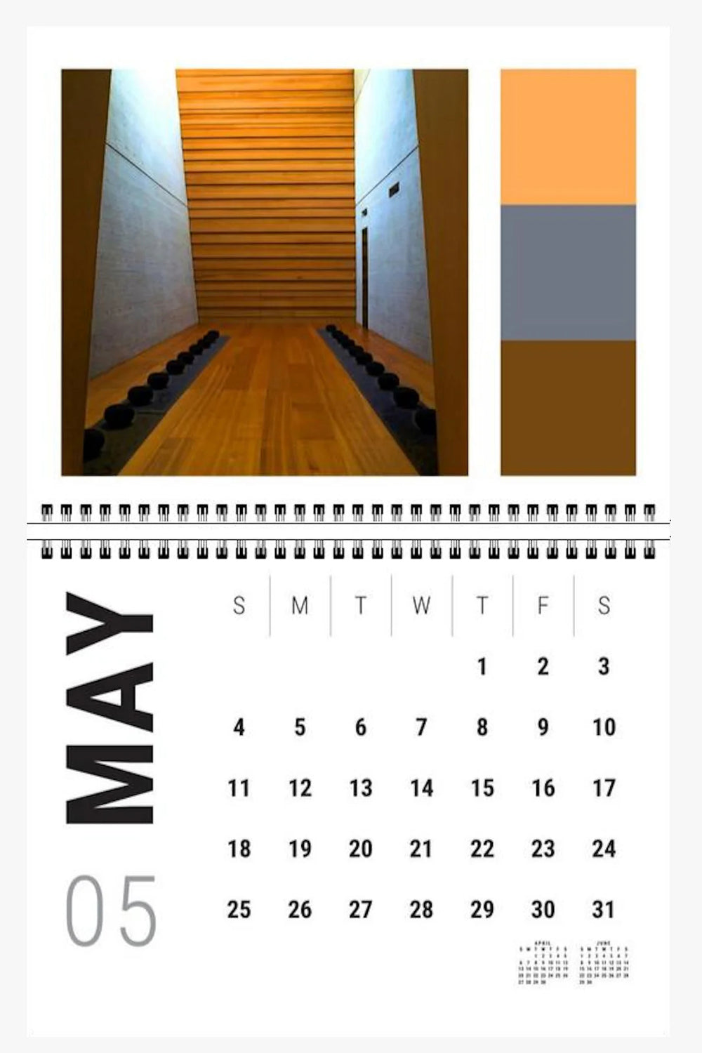 Brutal Zen Calendar 2025