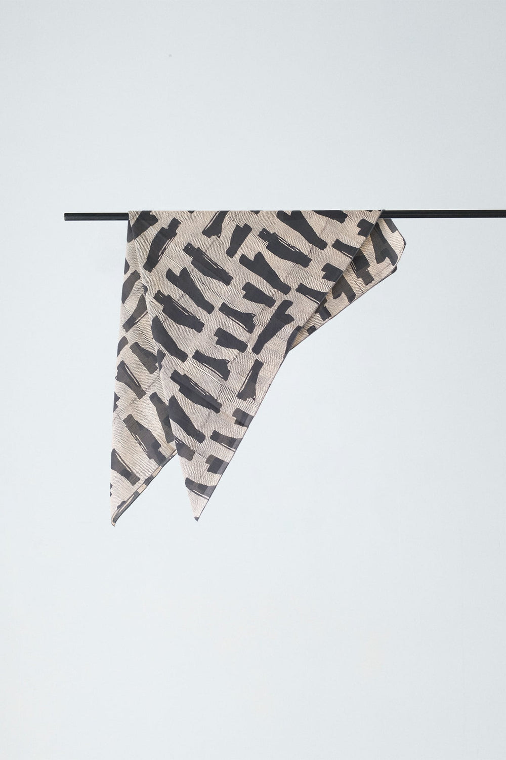 Branch Stripe Scarf Cream
