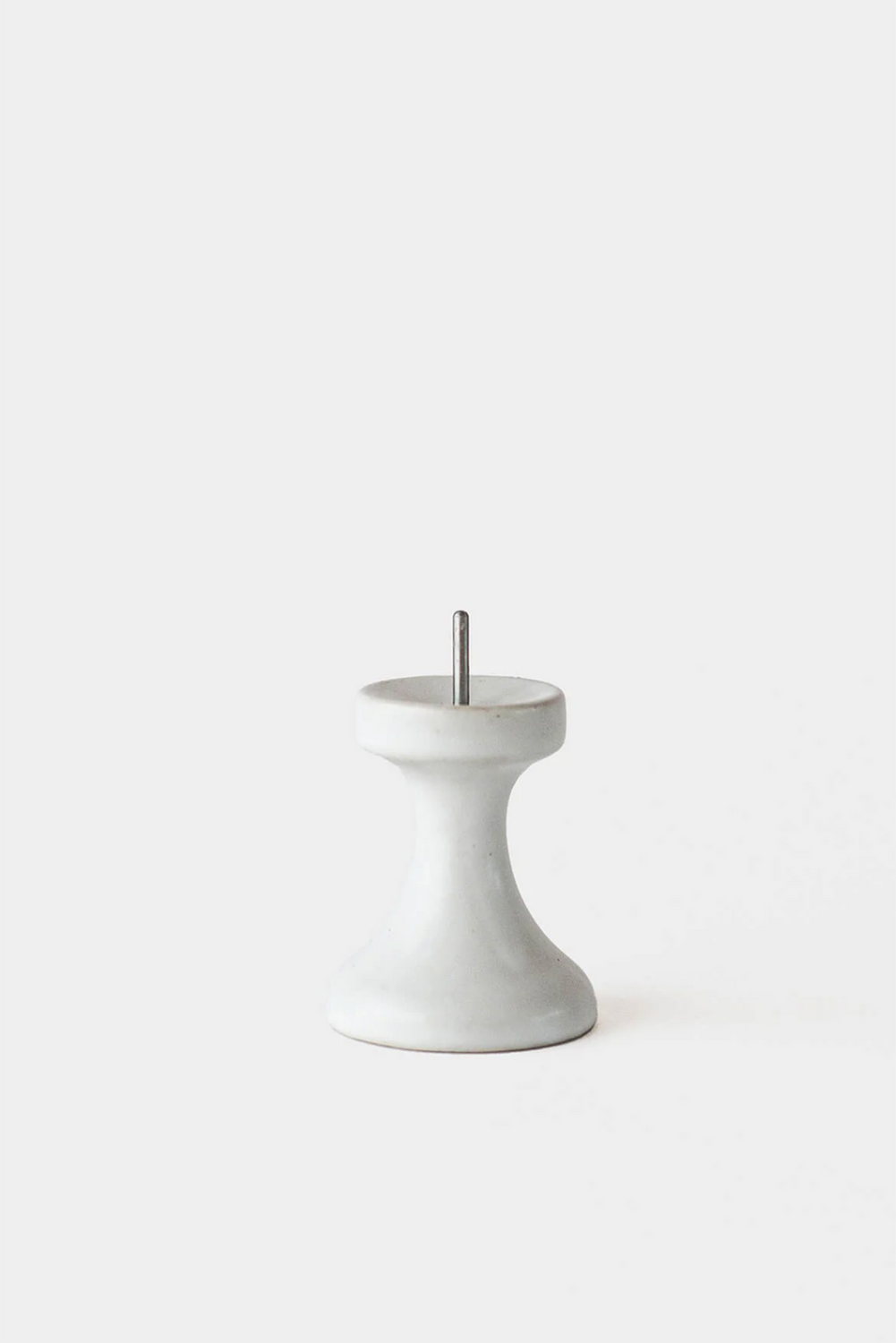 Stoneware Candle Stand-Fluid