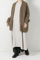 Wool Blend Cardigan, Brown