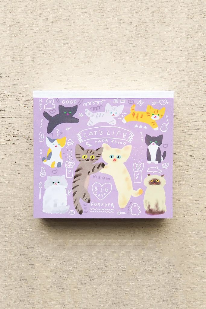 Square Memo Pad-A Cats Life