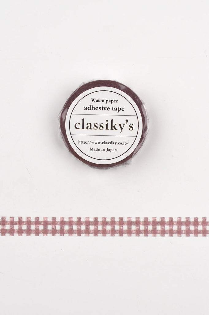 Gingham Washi Tape Purple