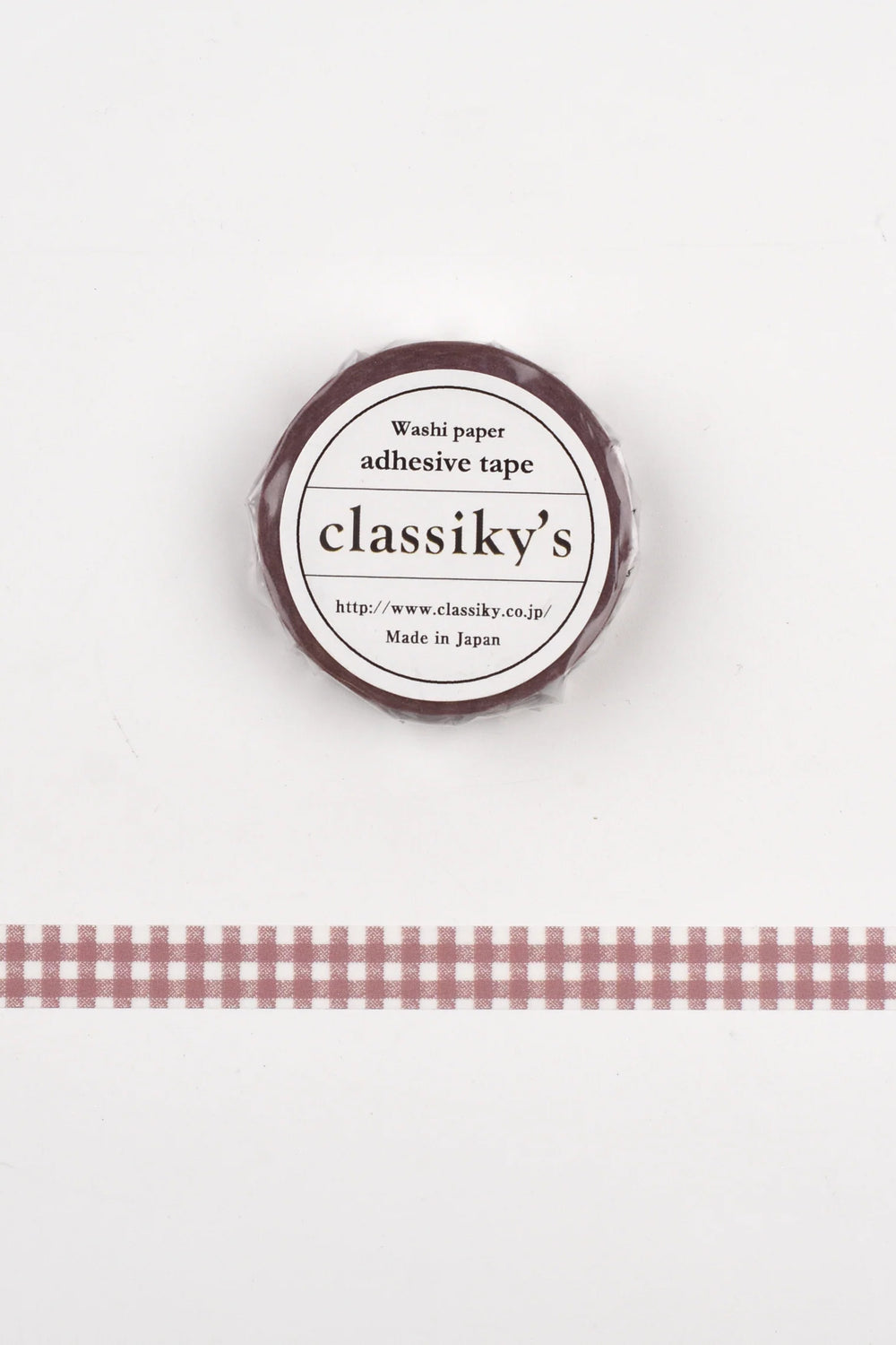Gingham Washi Tape Purple