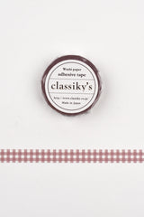 Gingham Washi Tape Purple