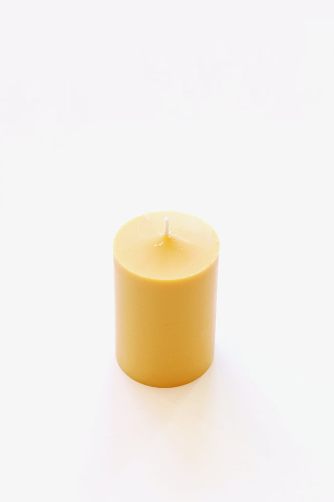 Rice Bran Block Candle Small