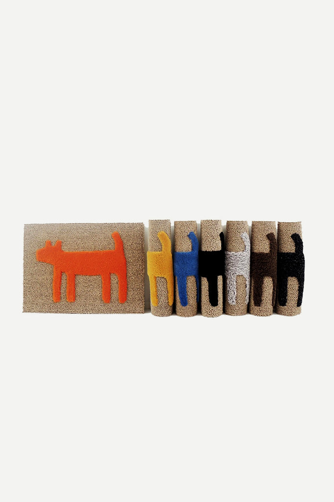 Dog Doormat, Orange