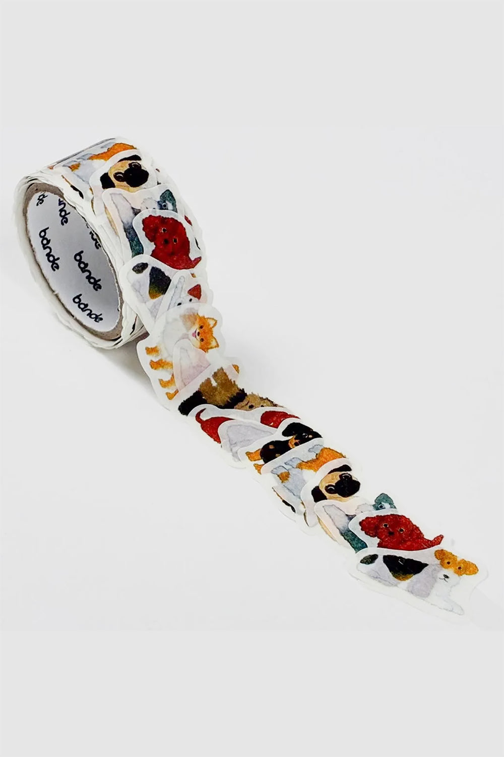 Masking Tape Stickers Dogs