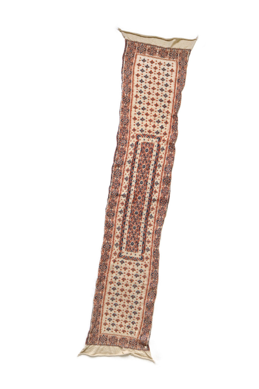 Compressed Wool HAPPY Scarf BIG MAMA Bandana, Ecru