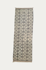 Fulling Wool Scarf SASHIKO Ecru