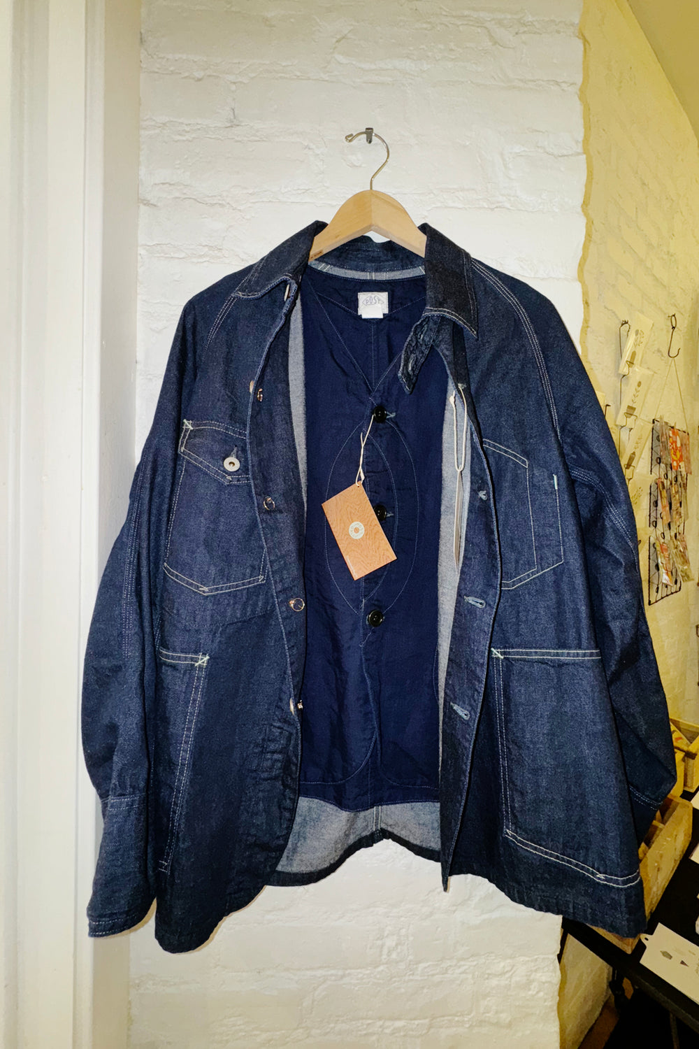 Engineer Jacket, 8 OZ Denim, Indigo Wash