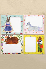 Flower and Animal Memo Block