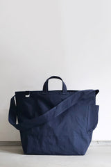 Side Pocket Tote Bag Midnight Blue