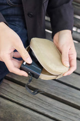 Square Pouch Small Brown