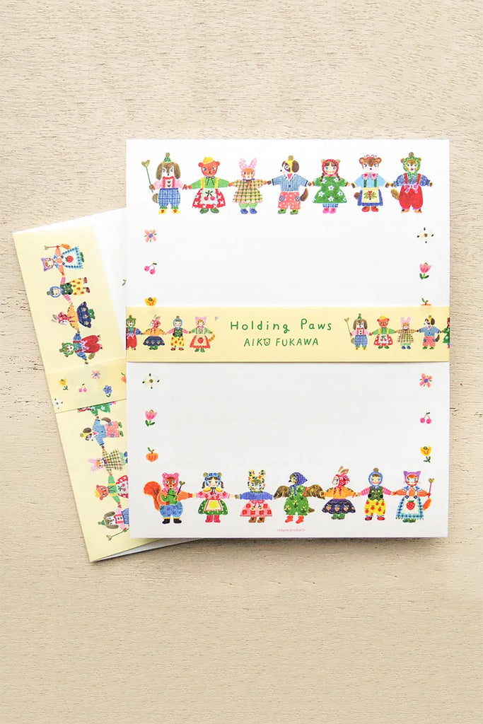 Holding Paws Letter Set