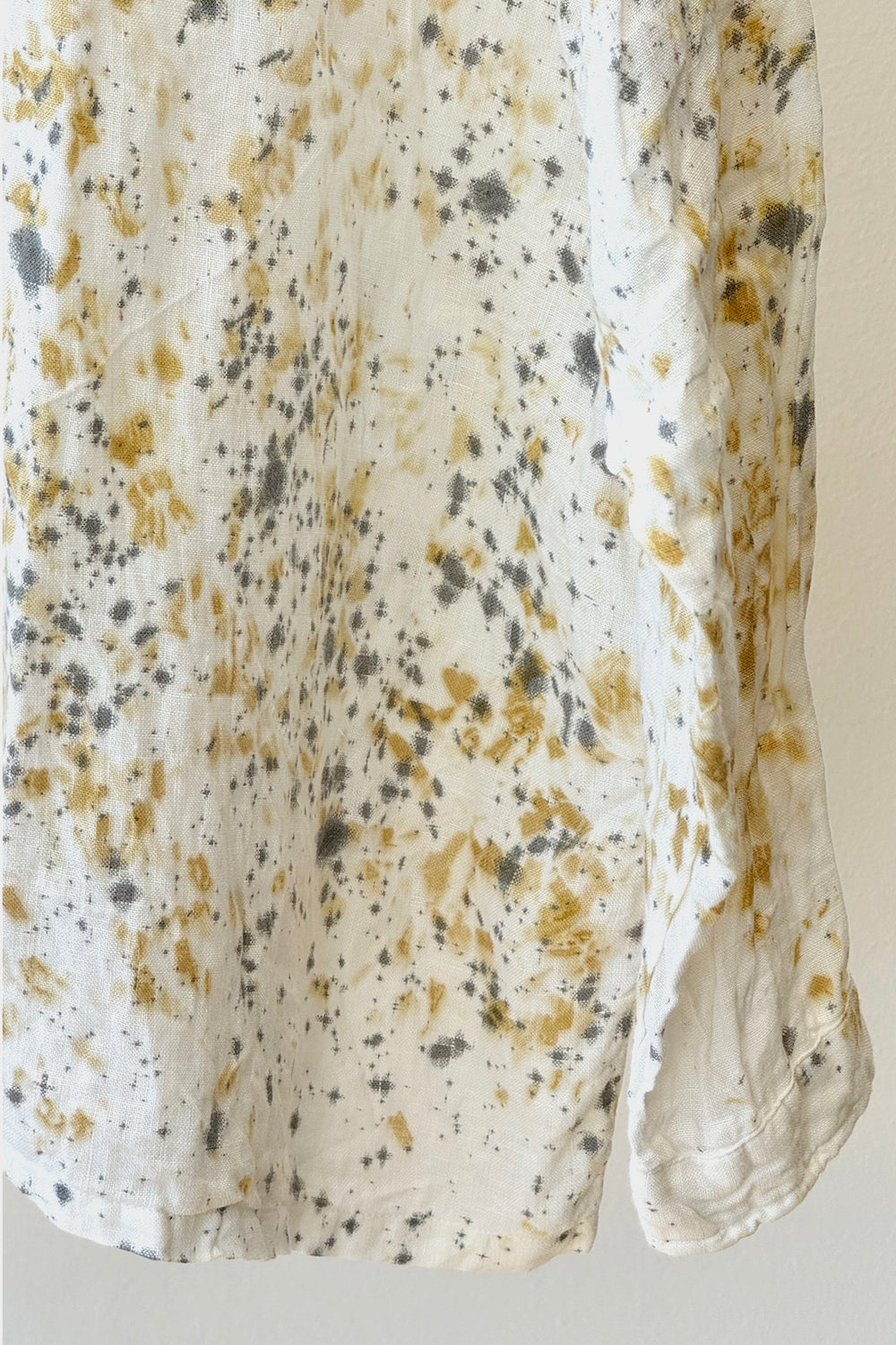 Linen Hand Dyed Shirt, Sumi