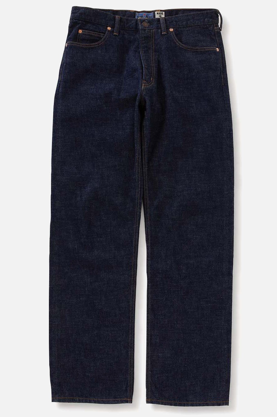 Unisex Woven Selvedge Denim Straight Leg. Jeans