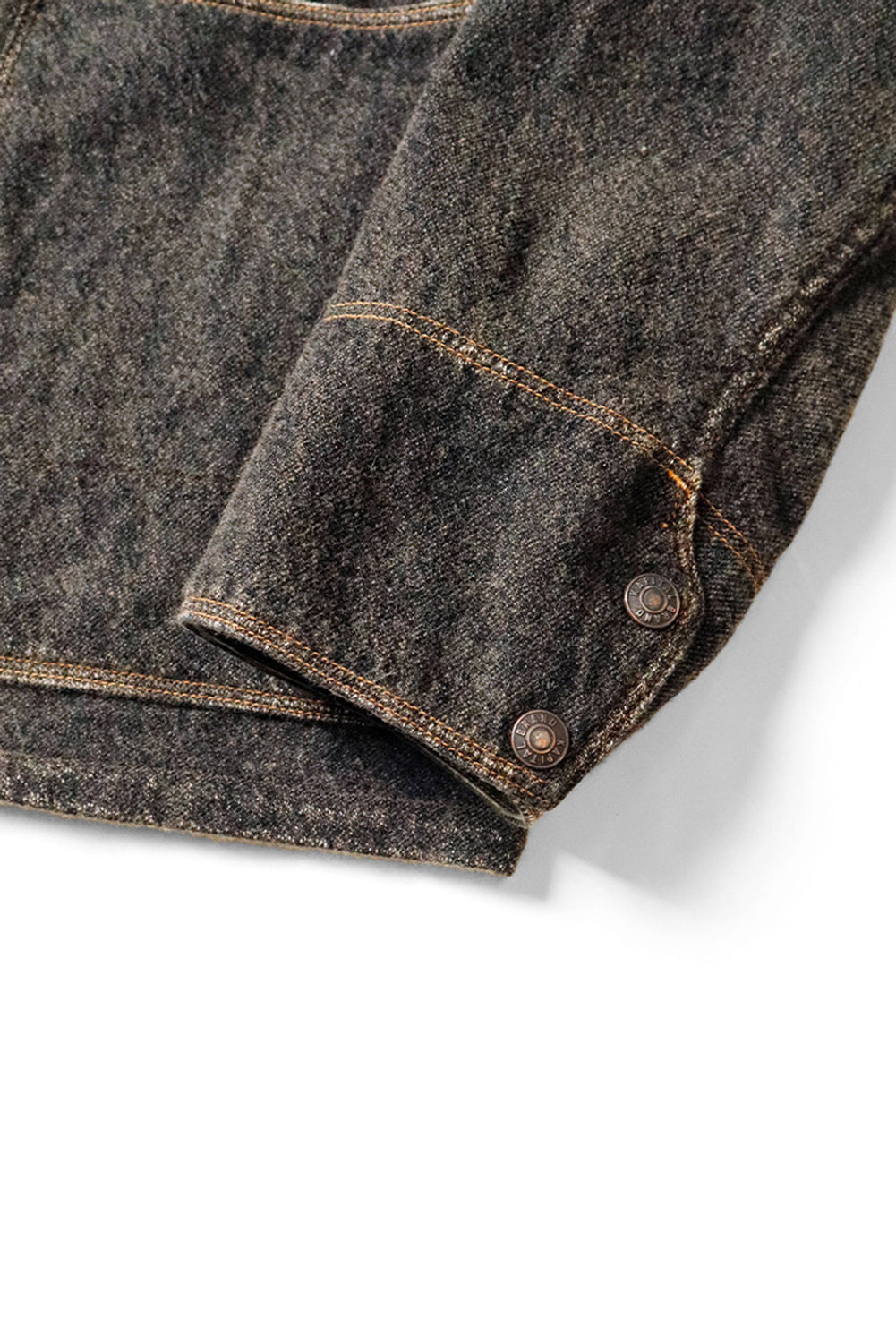 Twill Aging Wool CACTUS Coverall Charcoal