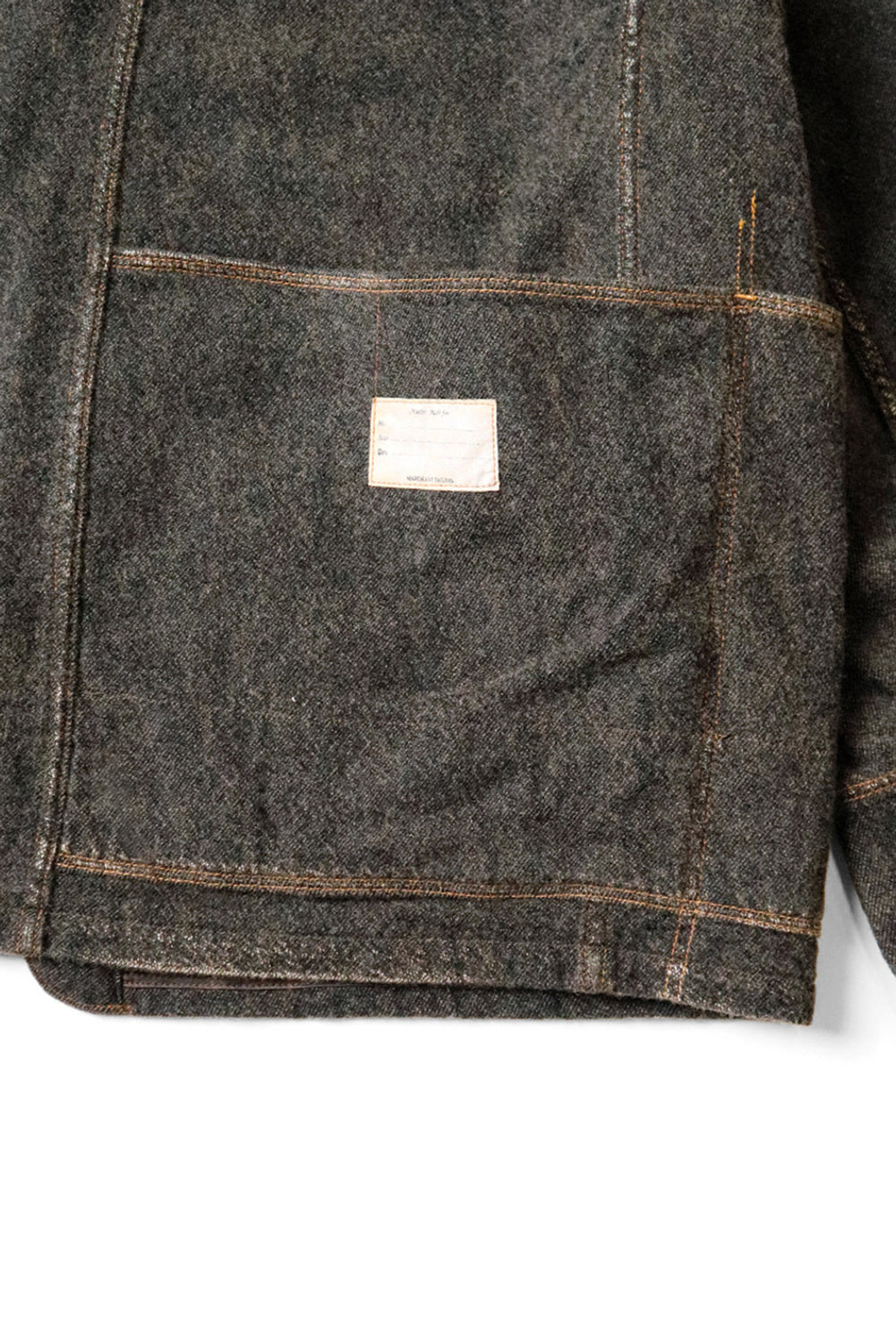 Twill Aging Wool CACTUS Coverall Charcoal