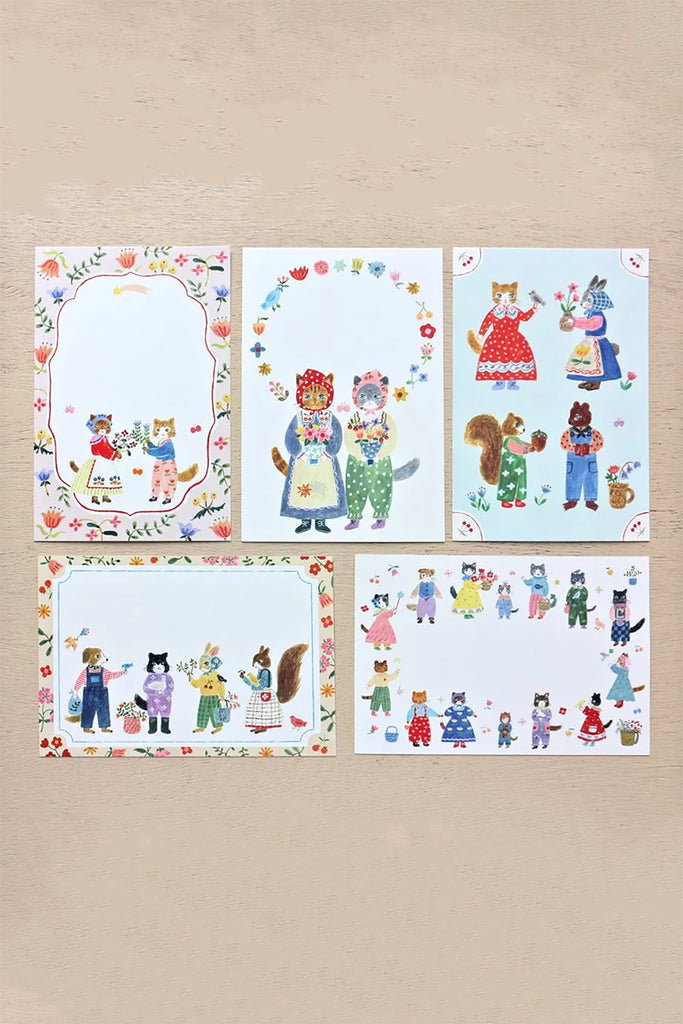 Aiko Fukawa Little Fluffy Friends Card Set