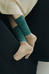 Mohair Pile Socks, Trail Road