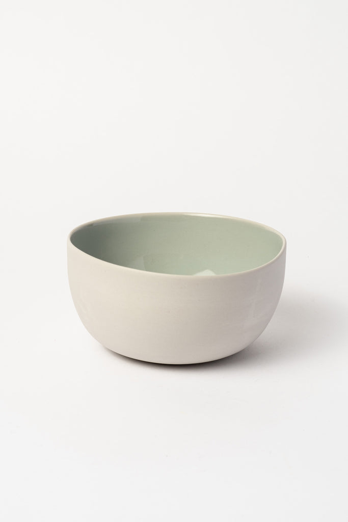 Large Linum Bowl Light Grey, Blue