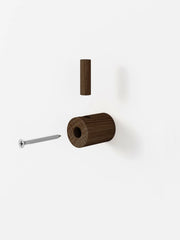 Wood Wall Hook, Smoked Oak