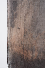 Rust Dyed Linen Textile A