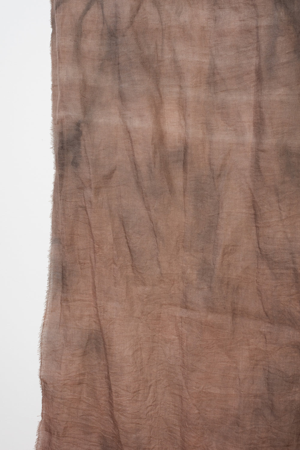 Rust Dyed Linen Textile B