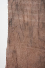 Rust Dyed Linen Textile B