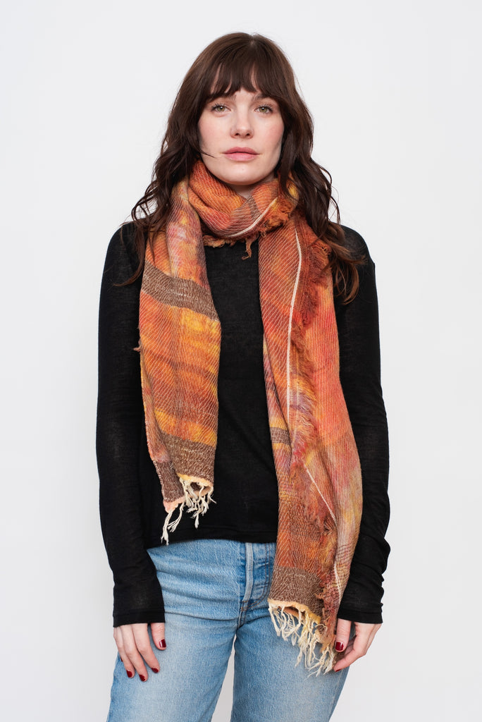 Roots Shawl Wool Blend Asobi MEDIUM 20