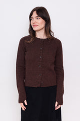 Raglan Cardigan Chestnut