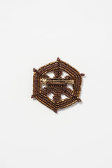 Kaleidoscope Brooch Gold