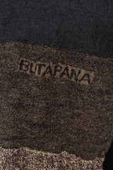 Wool Shawl Stripes Grey Mix