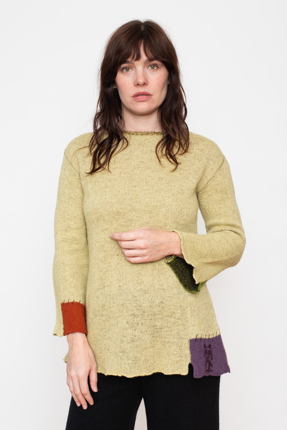 Wool Patch Sweater
