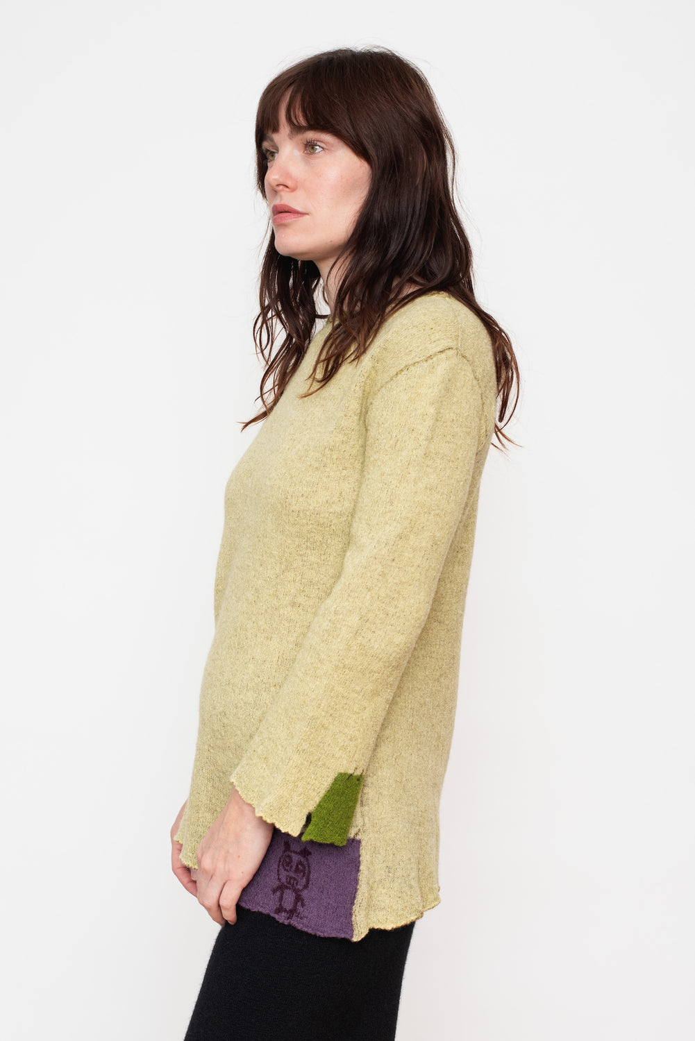 Wool Patch Sweater